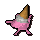 Ice cream cone hat